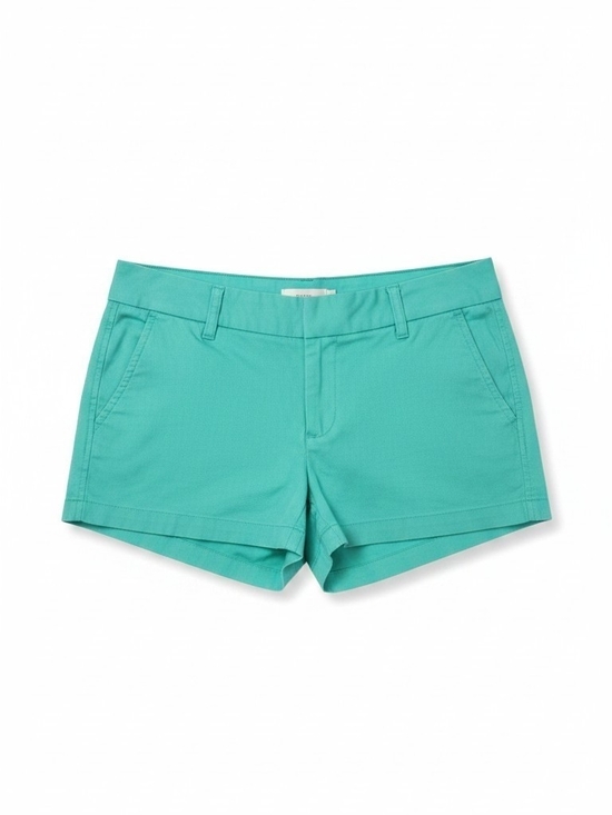 J. Crew Pants - J. Crew Teal Mid-Rise Stretch Cotton Shorts